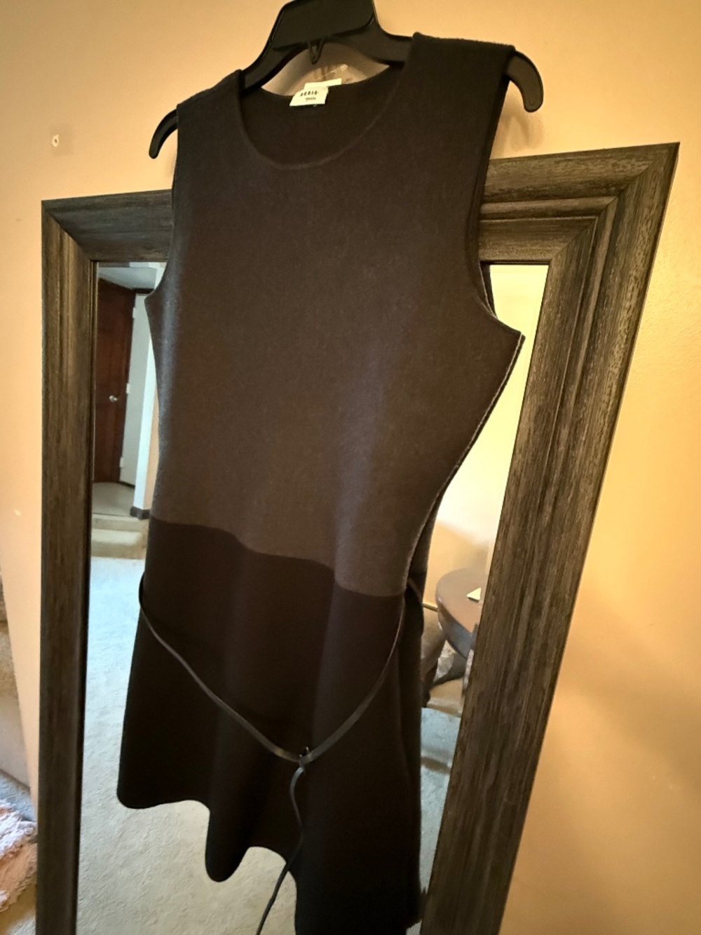 Akira Charcoal & Black Knit Dress